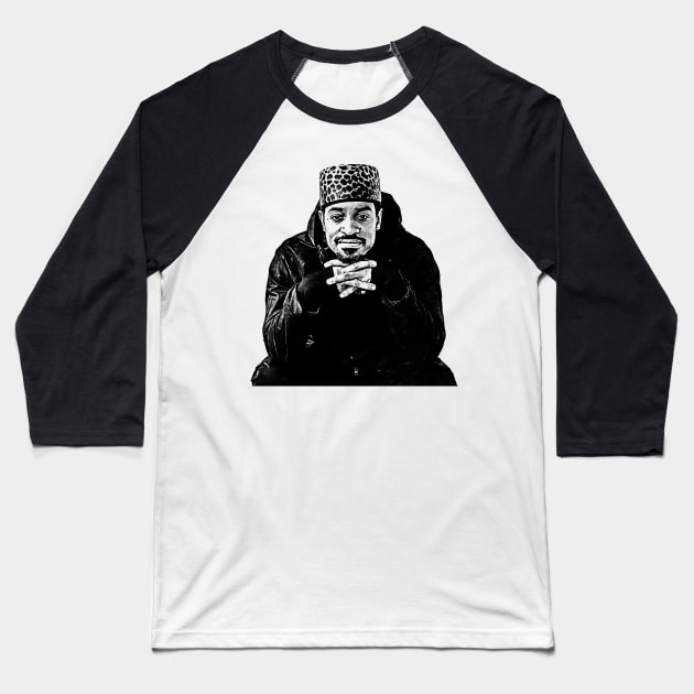 Retro Andre 3000 Baseball T-Shirt by tykler